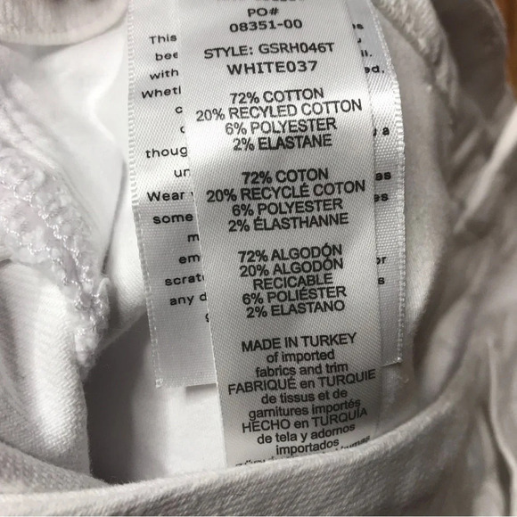 Good American Plus Size Good Straight High Waist Raw Hem Straight Leg Jean  20 - Picture 13 of 13